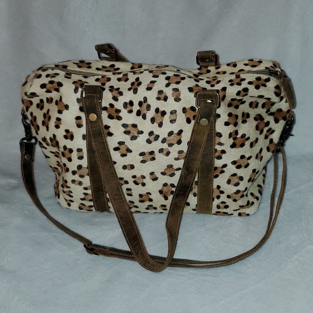 Myra Pretty Print Mini Duffle Weekender Bag